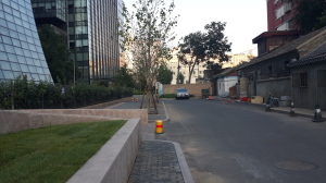 Contrasting Buildings on Same Street