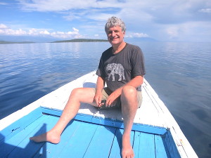 Dave On Scuba Dive Boat in Bali