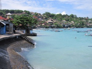 Main town on Nusa Lembongan 