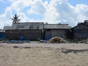 Seaweed farmer homes 